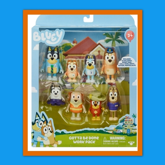 Bluey Other - BLUEY GOTTA BE DONE WORK 8 PACK